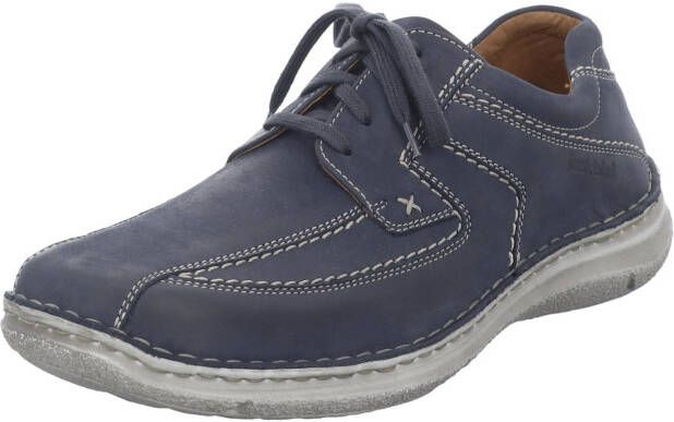 Josef Seibel ANVERS~08~~~~~~~~~~~~~~~~~~~~~ Vrije tijdsschoenen Heren veterschoen Heren sneakersCasual Blauw - Foto 5