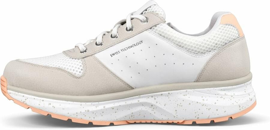 Joya Comfortabele Wit Beige Rits Sneaker - Foto 6
