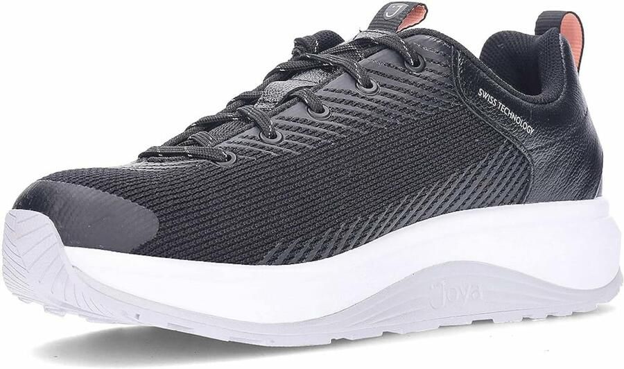 Joya Sneakers laag donkergrijs zwart