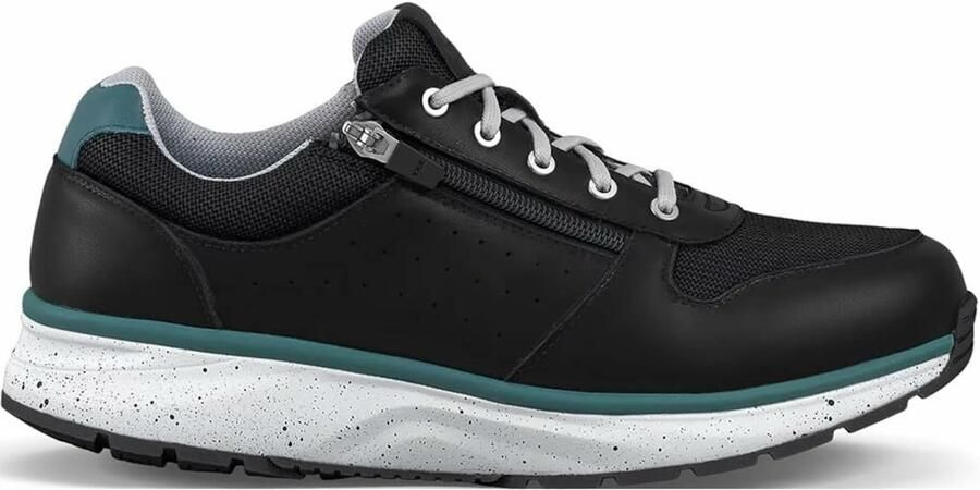 Joya Sportieve veterschoen petrol zwart wit