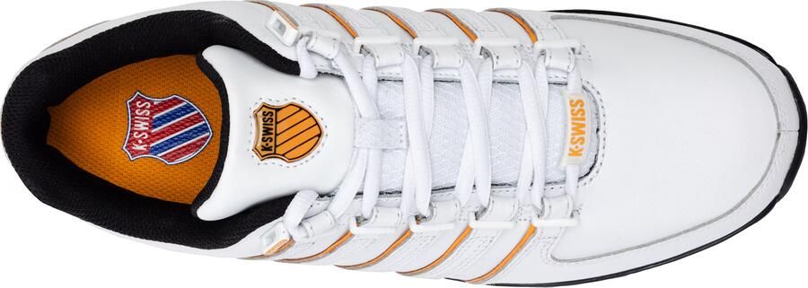 K-Swiss Rinzler heren sneaker sportschoen 01235-185-M White Orange - Foto 6