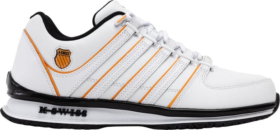 K-Swiss Rinzler heren sneaker sportschoen 01235-185-M White Orange - Foto 3