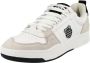 K-Swiss Cannonshield LTH Leather Herren Sneakers Sportschoenen Schoenen Leer Wit 07937-950-M - Thumbnail 2