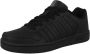 K-Swiss Court Palisades dames sneakers Zwart Echt leer - Thumbnail 3