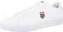 K-Swiss Classic Court Shield Heren Sneakers Sportschoenen Schoenen Wit 06599-113-M - Thumbnail 3