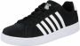 K-Swiss Court Tiebreak SDE Heren Sneakers Schoenen Leer Zwart 07012-002-M - Thumbnail 4