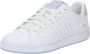 K-Swiss Lozan Klub leren sneakers wit lila - Thumbnail 3