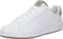 K-Swiss Lozan Klub leren sneakers wit grijs - Thumbnail 3