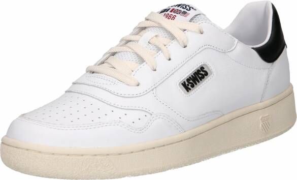 K-Swiss Heren Sneaker Slammcourt LTH Leder 07752-102-M Wit Zwart - Foto 4