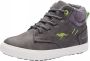 KangaROOS Kavu X high-top kindersneaker unisex grijs gevoerde winterschoenen - Thumbnail 2