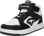 KangaROOS K-CP Hogan EV hoge unisex kindersneaker 10126 wit zwart - Thumbnail 2