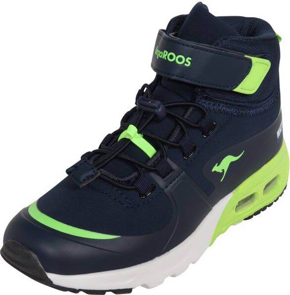 KangaROOS KX-Hydro High-Top Kids Unisex Sneaker Waterdicht 18598 marine limoen - Foto 3