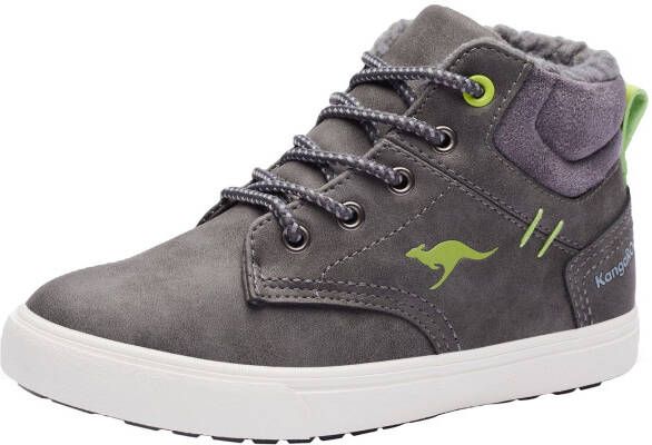 KangaROOS Kavu X high-top kindersneaker unisex grijs gevoerde winterschoenen - Foto 2