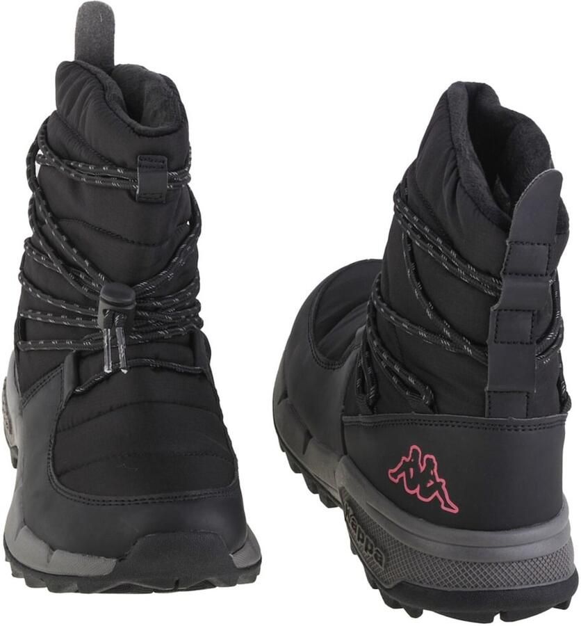 Kappa dames enkellaarzen winterschoenen laarzen 243239 zwart roze - Foto 3