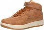 Kappa Bash Mid Fur 242799-5443 Mannen Bruin Sneakers - Thumbnail 4