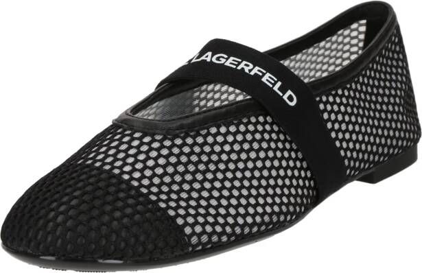Karl Lagerfeld Ballerinas Karo Mesh Pump in zwart