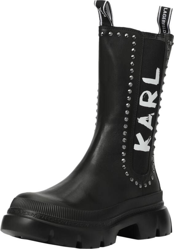 Karl Lagerfeld Boots & laarzen Trekka Max Kc Brush Logo Gore Midi in zwart