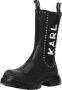 Karl Lagerfeld Boots & laarzen Trekka Max Kc Brush Logo Gore Midi in zwart - Thumbnail 1