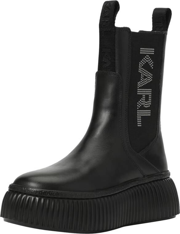 Karl Lagerfeld Boots & laarzen Kreeper Lo Kc Karl Logo Gore Midi in zwart