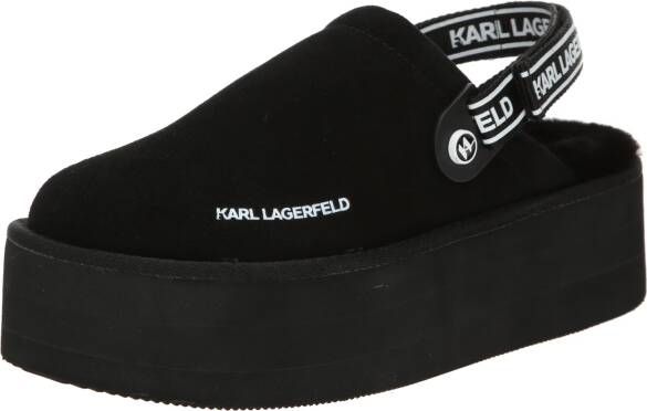 Karl Lagerfeld Slippers & Mules Thermo Slingback Klog in zwart