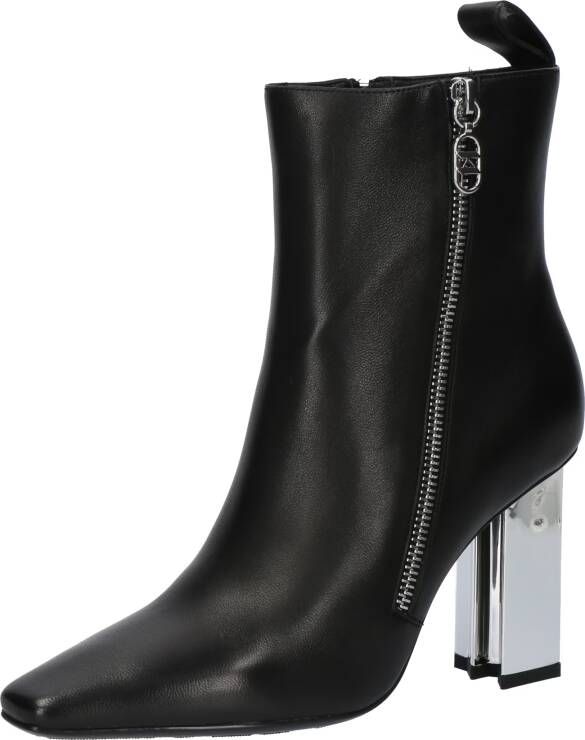 Karl Lagerfeld Boots & laarzen Kl Tower Midi Zip Boot in zwart
