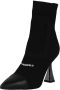 Karl Lagerfeld Boots & laarzen Debut Mix Knit Ankle Boot in zwart - Thumbnail 2