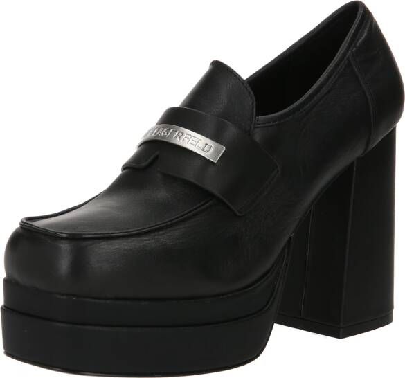 Karl Lagerfeld Loafers & ballerina schoenen Strada Karl Plaque Loafer in zwart - Foto 4