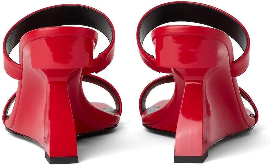 KARL LAGERFELD JEANS Muiltjes rood wit - Foto 3