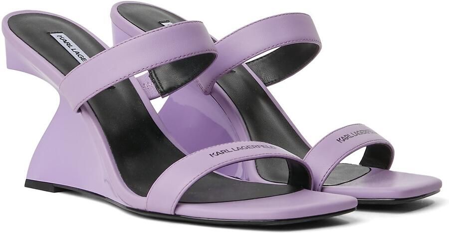KARL LAGERFELD JEANS Muiltjes 'Waverly Wedges' lila - Foto 4