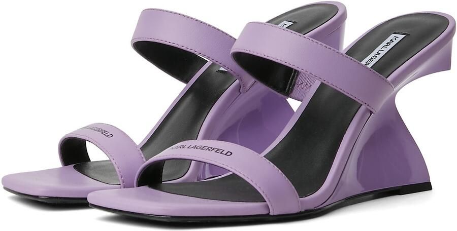 KARL LAGERFELD JEANS Muiltjes 'Waverly Wedges' lila - Foto 5