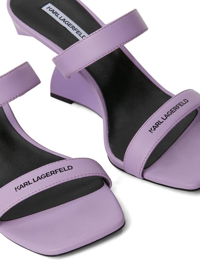 KARL LAGERFELD JEANS Muiltjes 'Waverly Wedges' lila - Foto 2