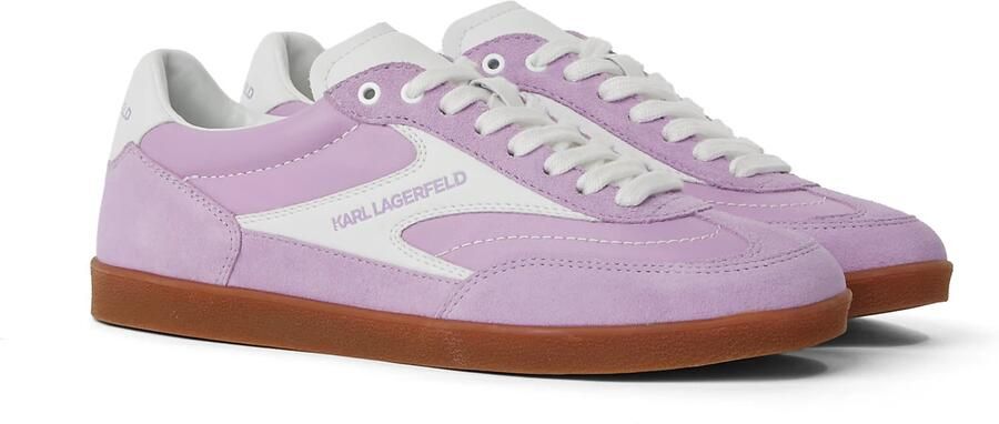 KARL LAGERFELD JEANS Sneakers laag 'Kandidate' lavendel wit