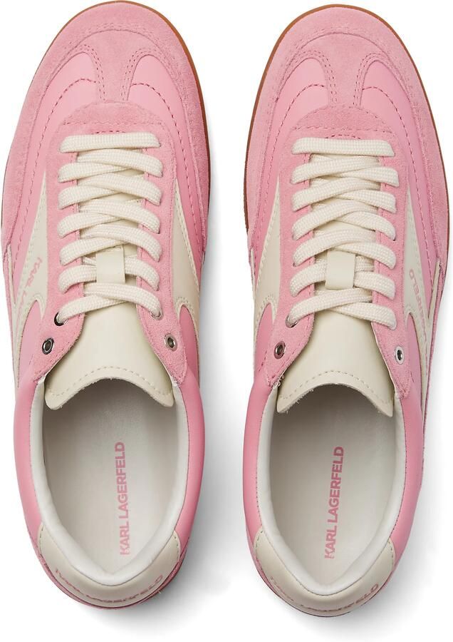 KARL LAGERFELD JEANS Sneakers laag 'Kandidate' lichtroze knalrood wit - Foto 3