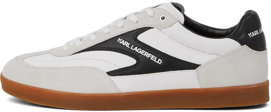 KARL LAGERFELD JEANS Sneakers laag lichtgrijs zwart wit