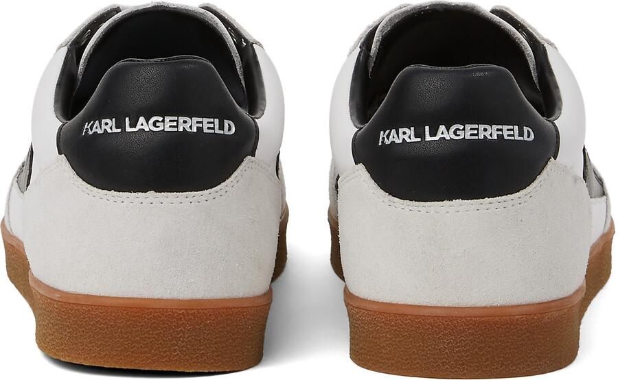 KARL LAGERFELD JEANS Sneakers laag lichtgrijs zwart wit - Foto 3