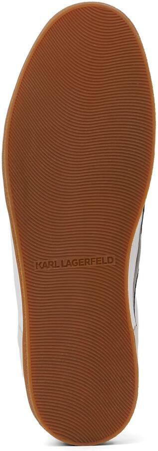 KARL LAGERFELD JEANS Sneakers laag lichtgrijs zwart wit - Foto 5