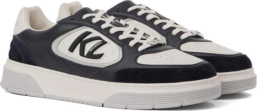 KARL LAGERFELD JEANS Sneakers laag marine wit - Foto 4
