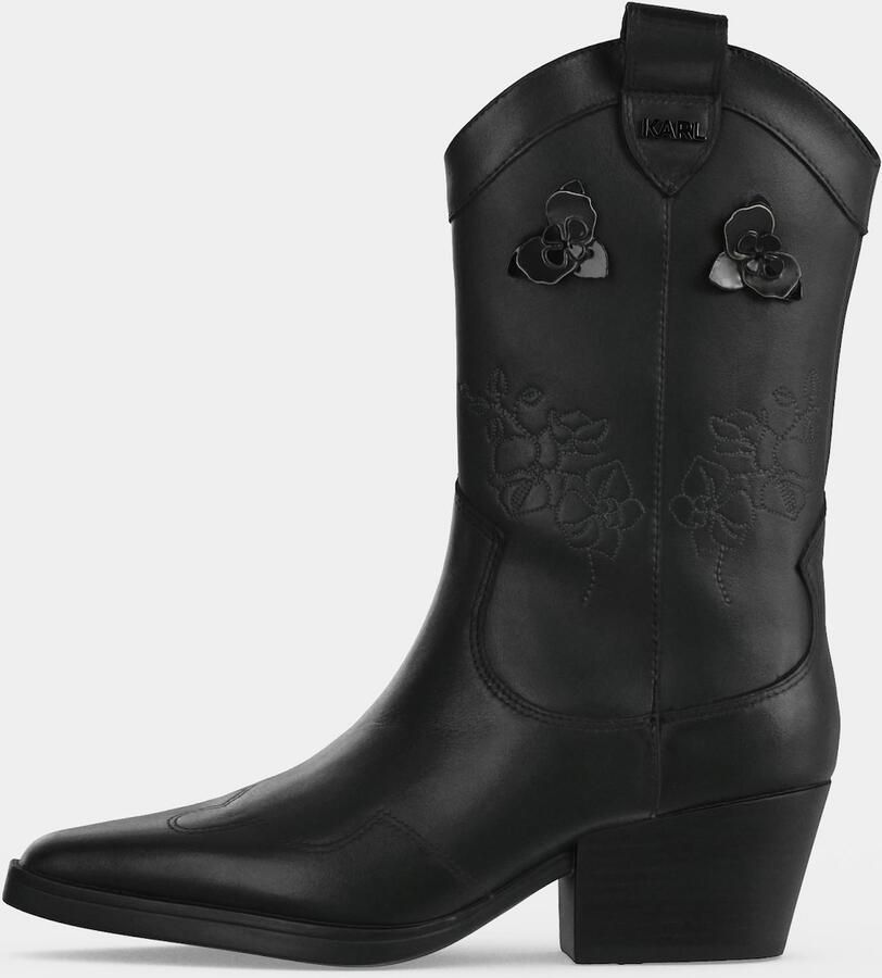 Karl Lagerfeld Cowboylaarzen zwart