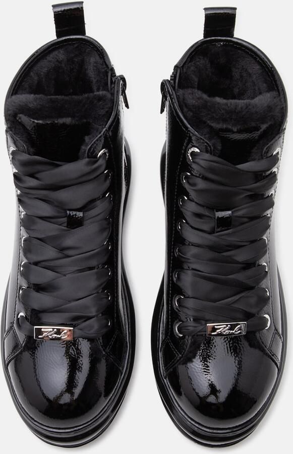 Karl Lagerfeld Sneakers hoog zwart - Foto 4