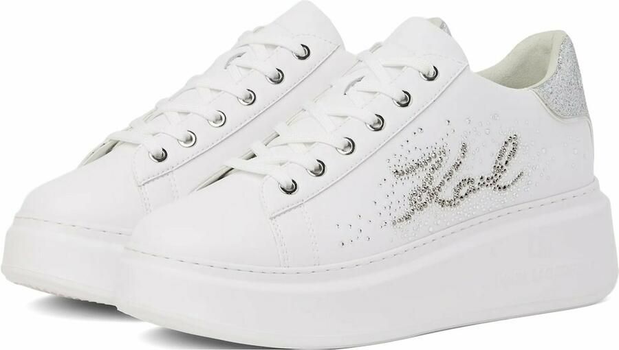 Karl Lagerfeld Sneakers laag 'Anakapri' zilver wit - Foto 6