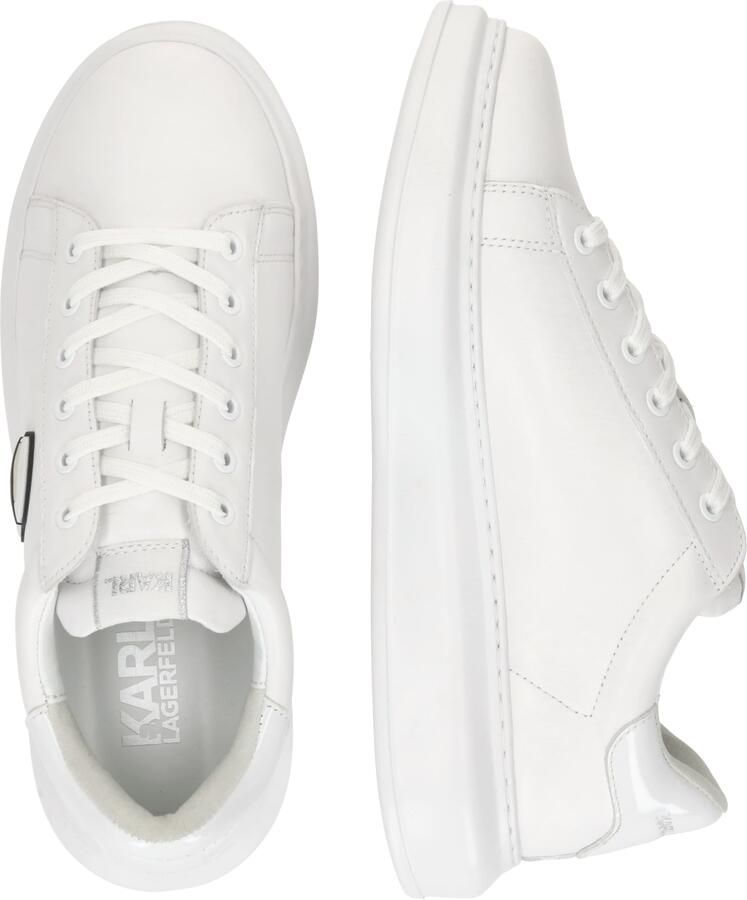 Karl Lagerfeld K Ikonik Kapri Sneakers Vetersluiting Effen Patroon White Heren - Foto 4