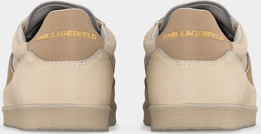 Karl Lagerfeld Sneakers laag bruin cappuccino goud - Foto 3