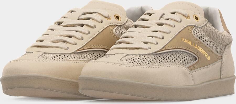 Karl Lagerfeld Sneakers laag bruin cappuccino goud - Foto 4