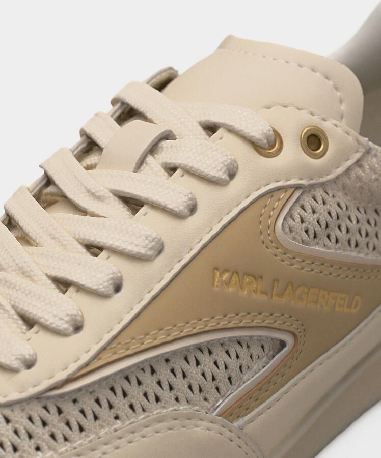 Karl Lagerfeld Sneakers laag bruin cappuccino goud - Foto 2