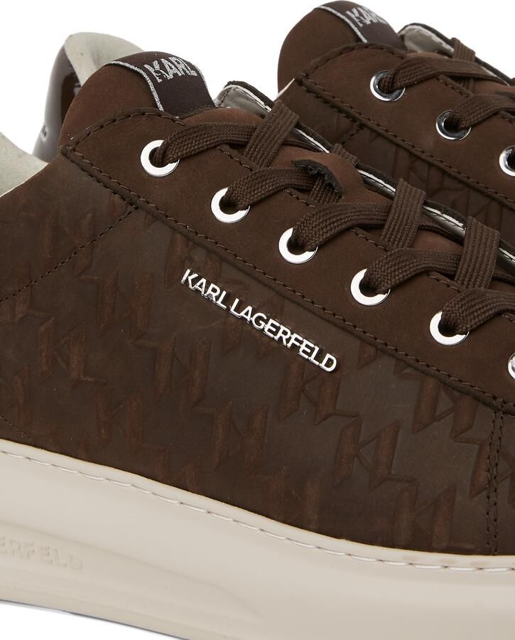 Karl Lagerfeld Lage Sneakers KAPRI MENS Monogram Emboss Lo - Foto 4