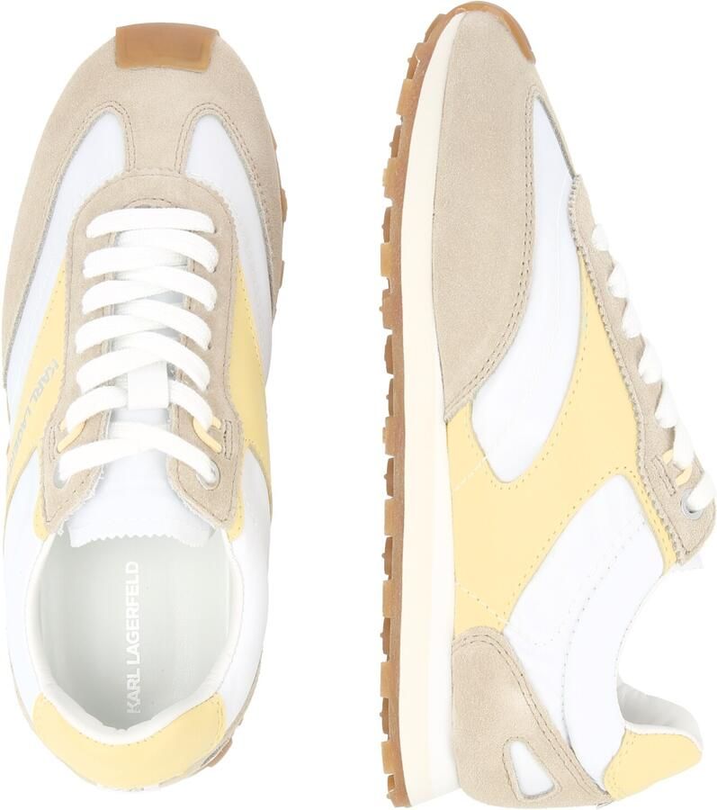 Karl Lagerfeld Sneakers laag camel geel wit - Foto 2