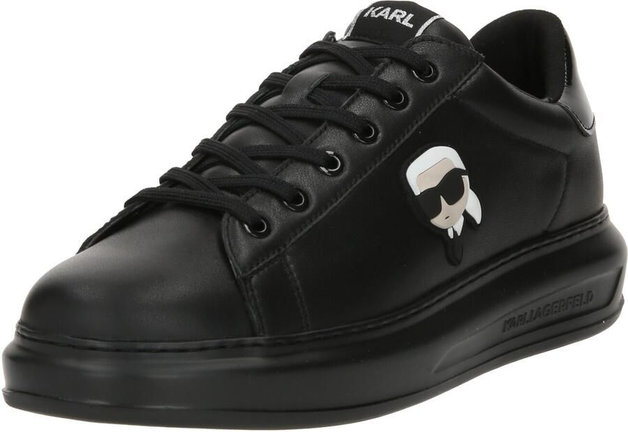 Karl Lagerfeld K Ikonik Kapri Sneakers Vetersluiting Effen Patroon Black Heren - Foto 5