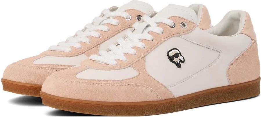 Karl Lagerfeld Sneakers laag ' Ikon NFT Sneakers mit Aufnäher ' lichtroze