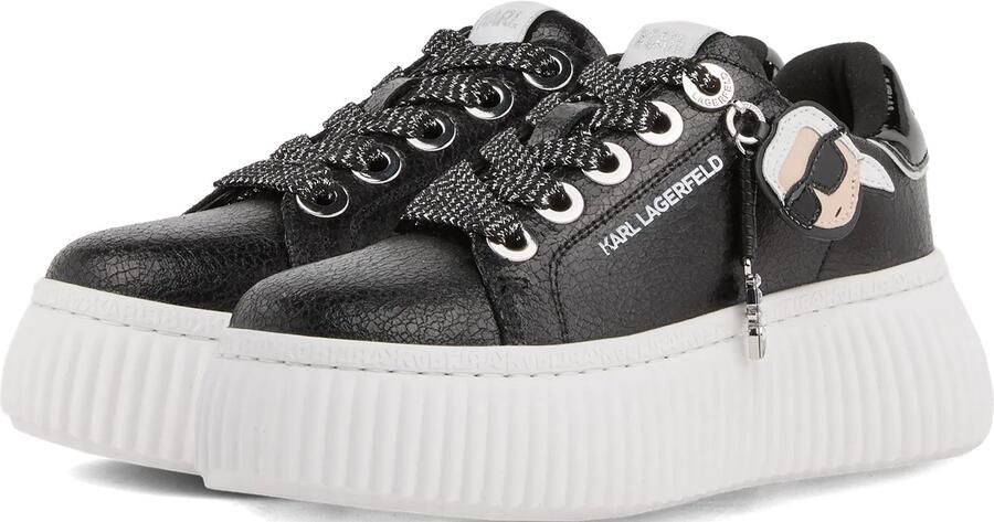 Karl Lagerfeld Sneakers laag ' IKON ' zwart