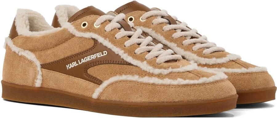 Karl Lagerfeld Sneakers laag 'Kandidate' crème bruin karamel wit - Foto 6